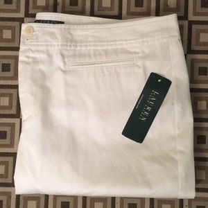 NWT Ralph Lauren White Cotton Pants